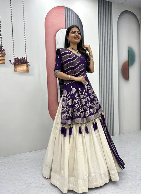 PC 560 Pure Shimmer Silk Lehenga Saree Wholesale Market In Surat